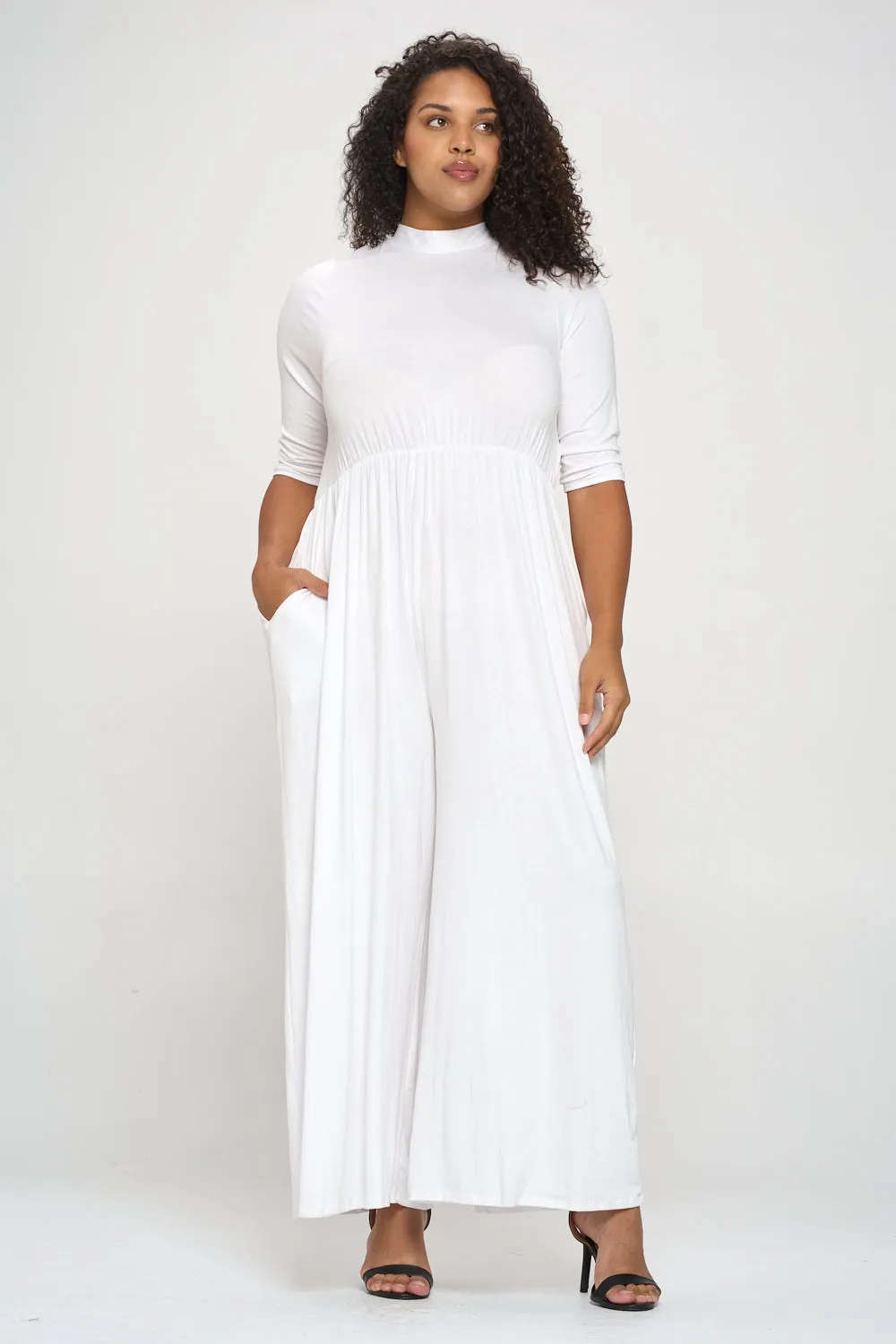 Rafaella Pocket Wide Leg Jumpsuit