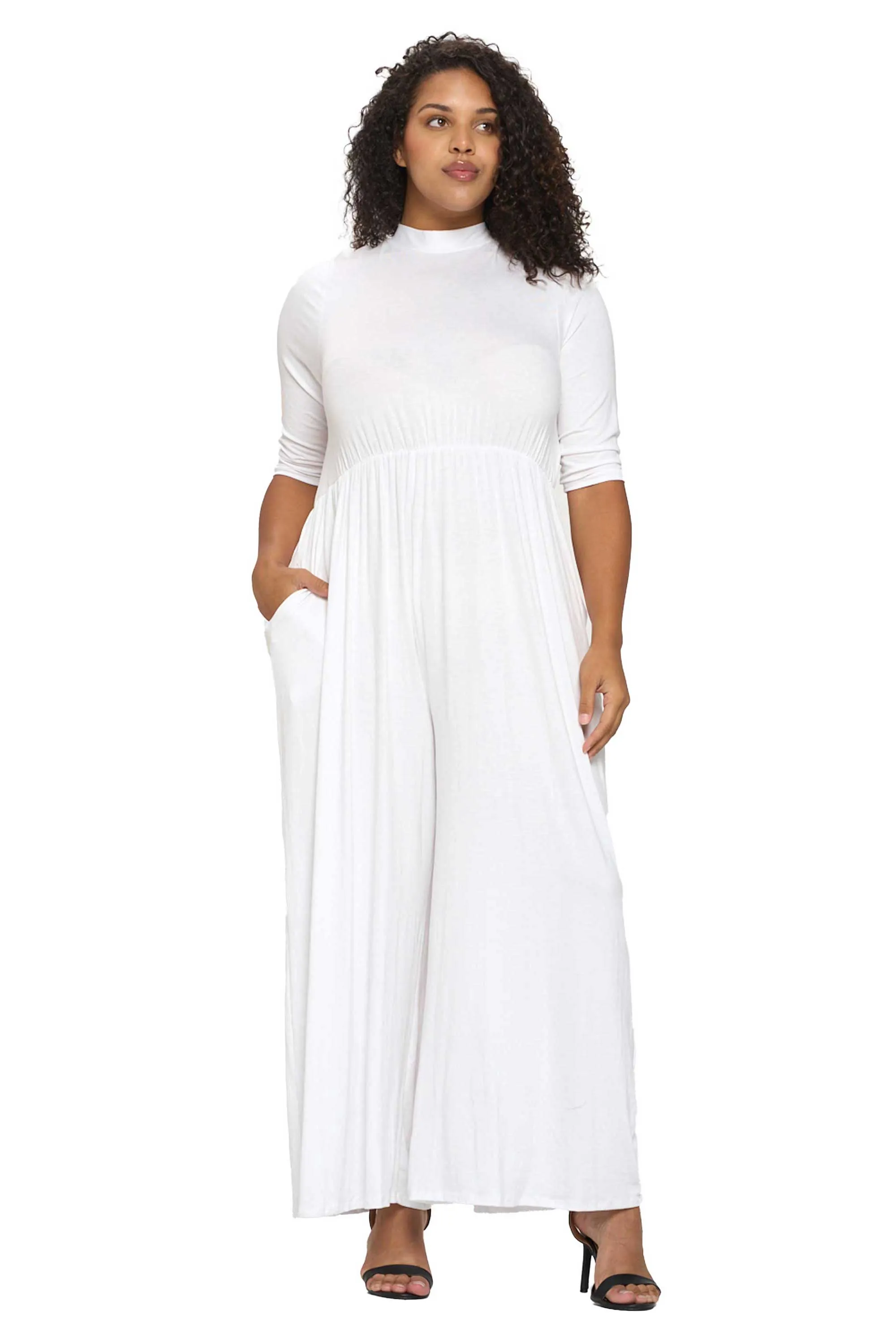 Rafaella Pocket Wide Leg Jumpsuit