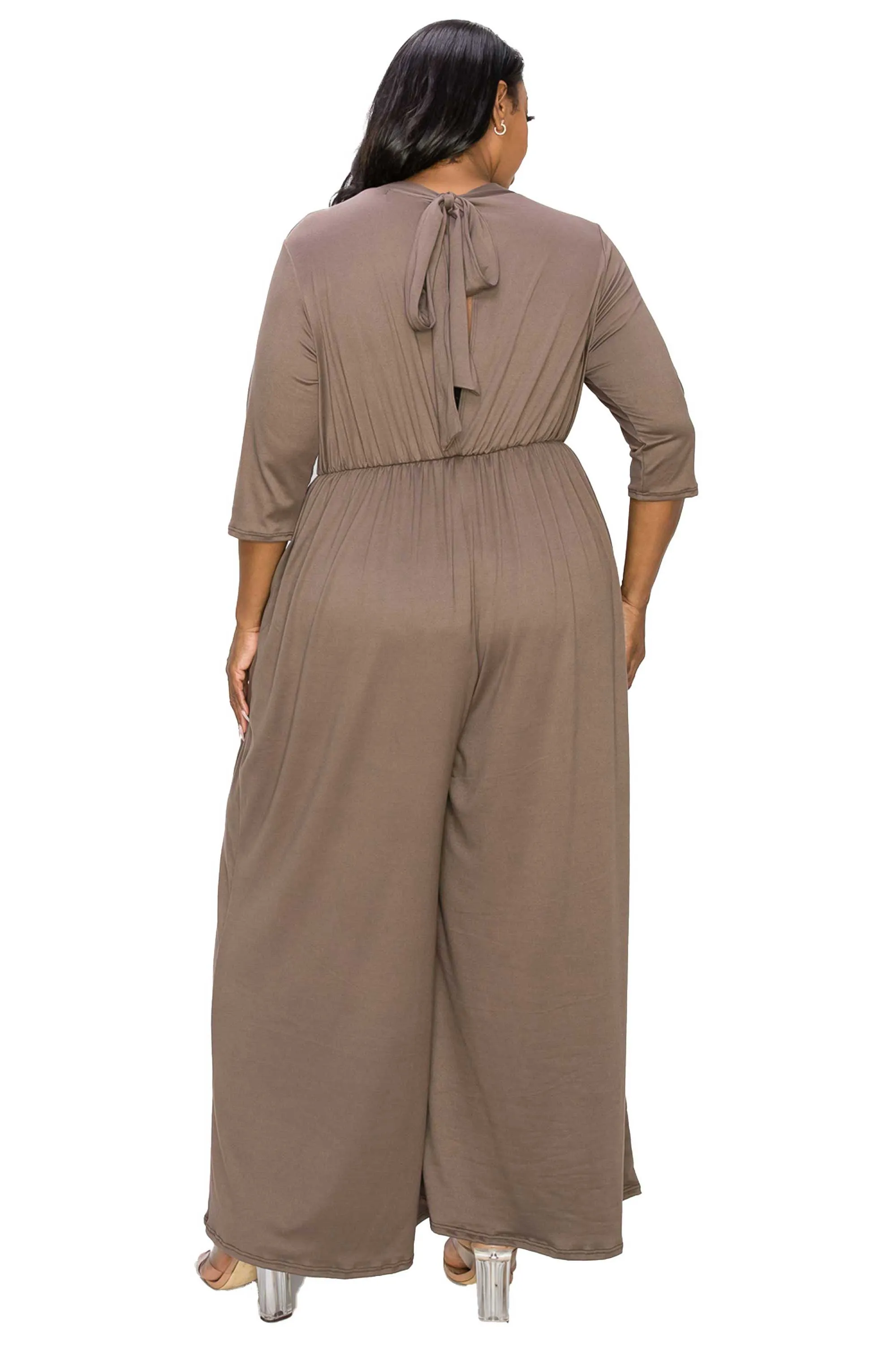 Rafaella Pocket Wide Leg Jumpsuit