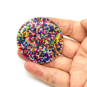 Rainbow Sprinkle Brooch