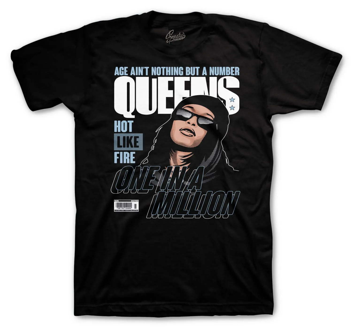 Retro 5 Bluebird Queens Shirt