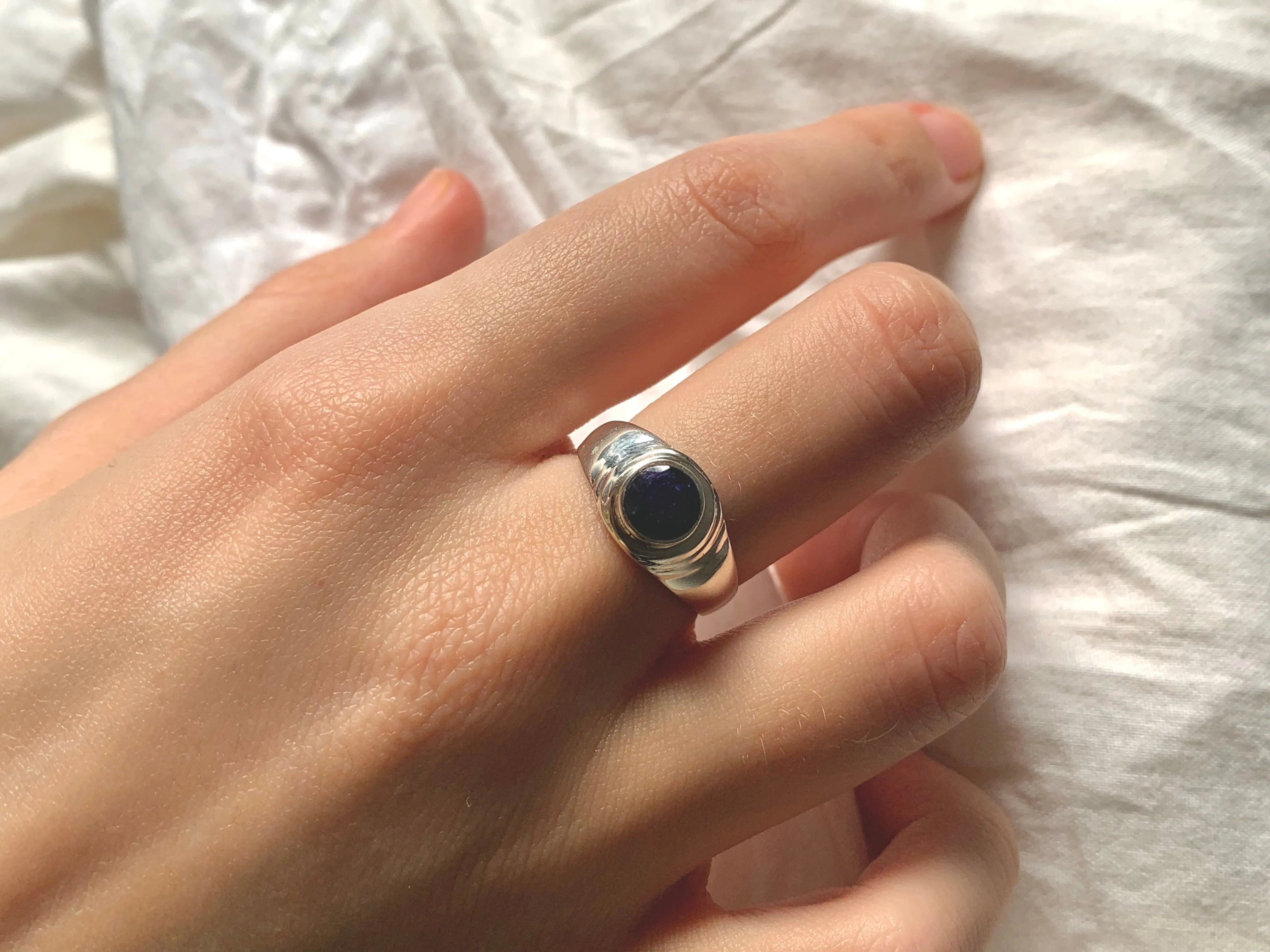 Semi-precious Sapphire Lugo Ring