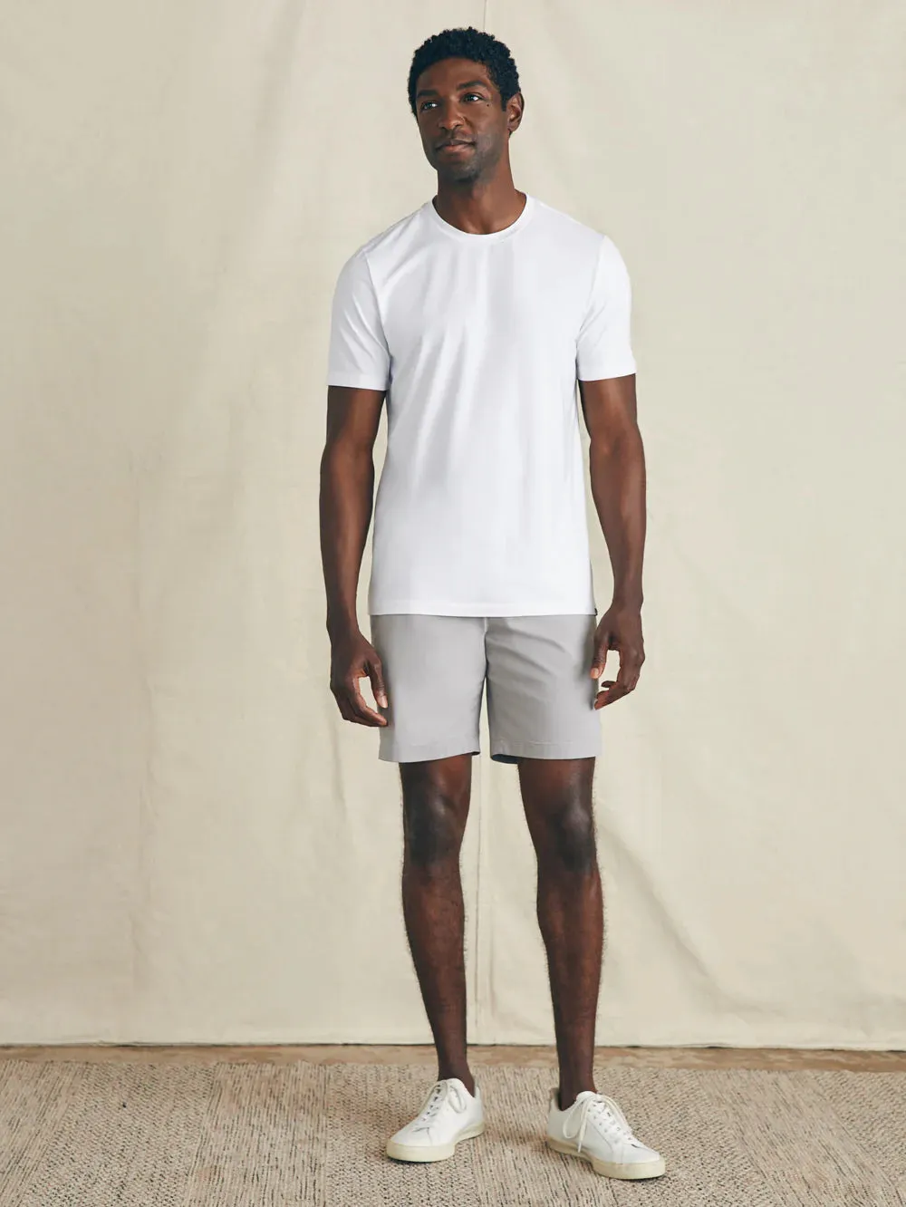 Short Sleeve Movement T-Shirt - Pure White