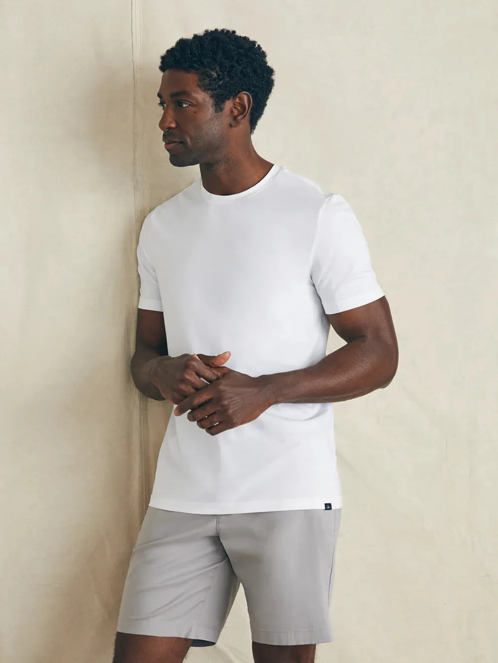 Short Sleeve Movement T-Shirt - Pure White