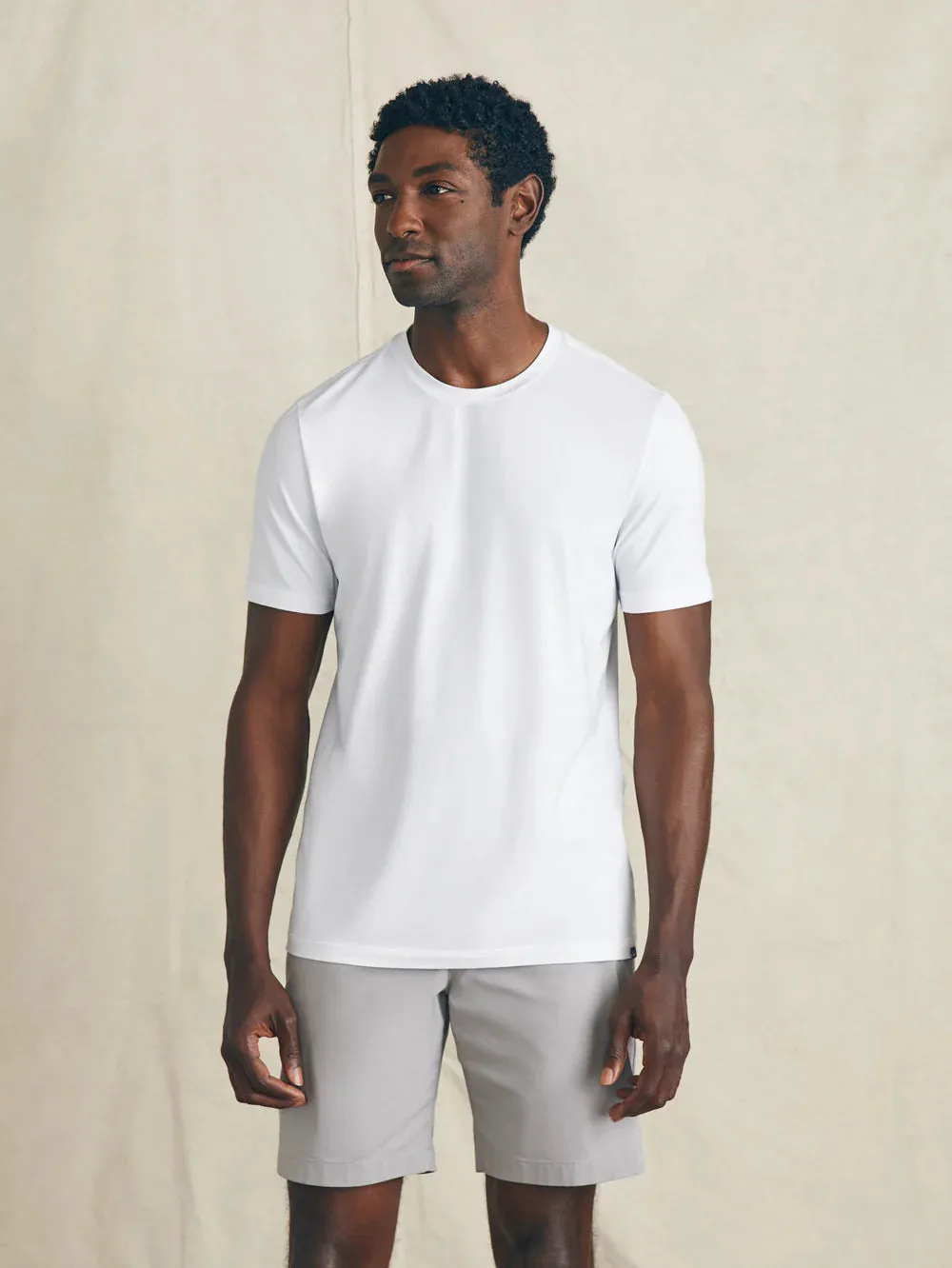 Short Sleeve Movement T-Shirt - Pure White