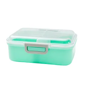 Silicone Lunchbox with Latch & Divider