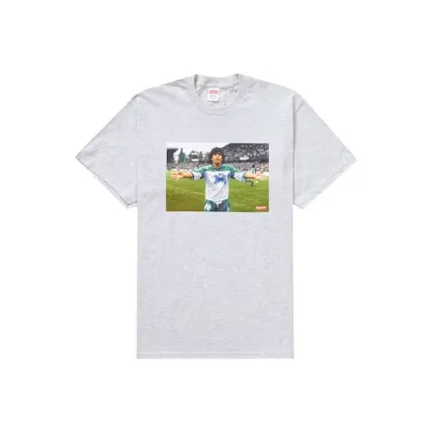 Supreme Maradona Tee Grey