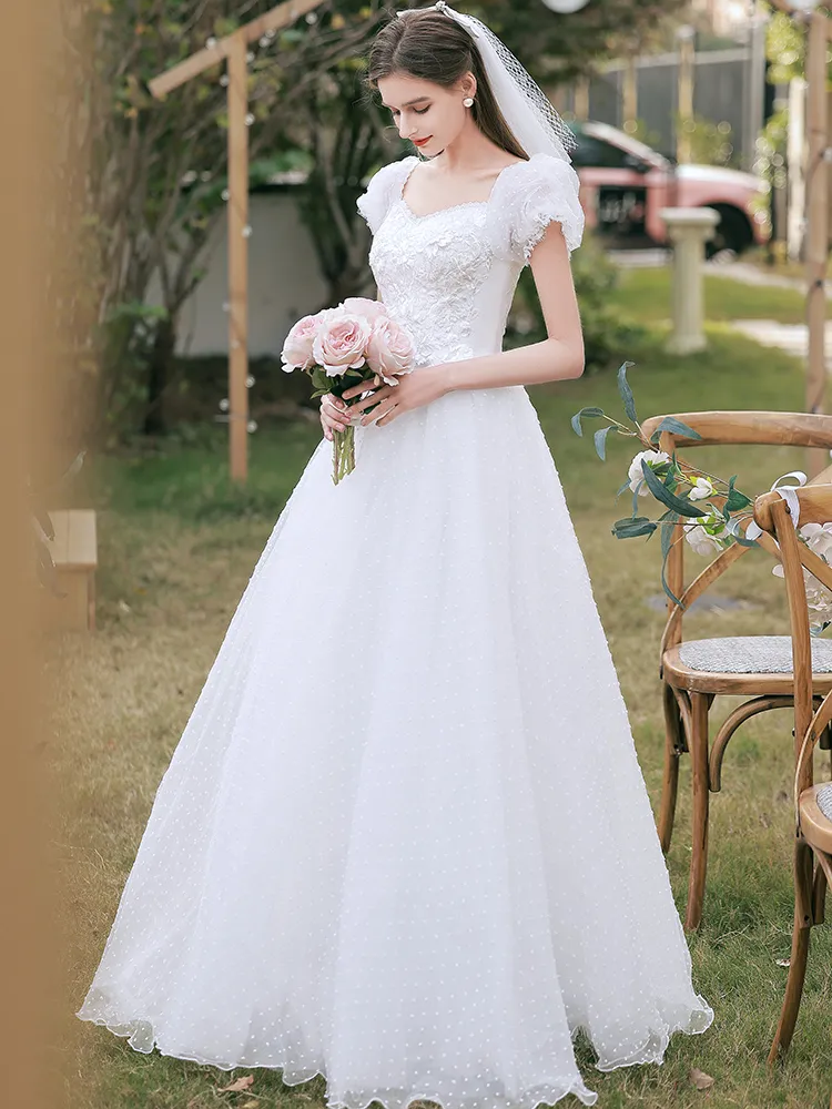 The Kandis Wedding Bridal Off Shoulder Gown