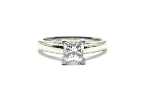 The Leo Princess Cut Diamond Solitaire Engagement Ring