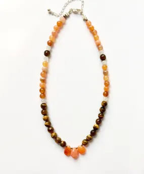 UpLifting Trio Carnelian Necklace