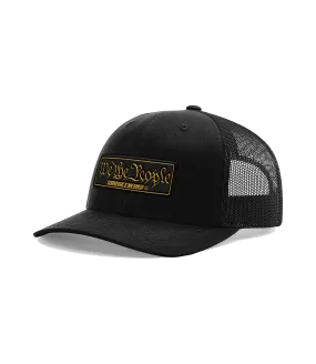 We The People Premium Leather Patch Hat