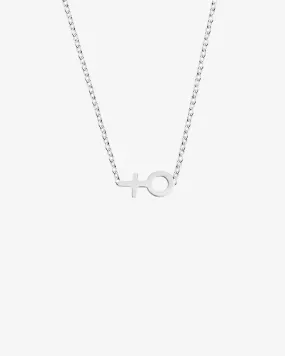 Women Unite small necklace silver